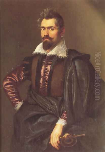 Portrait Of Gaspard Schoppins Oil Painting by Peter Paul Rubens