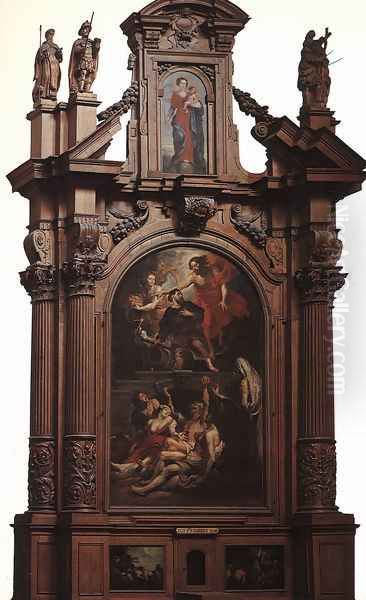 St Roch Altarpiece Oil Painting by Peter Paul Rubens