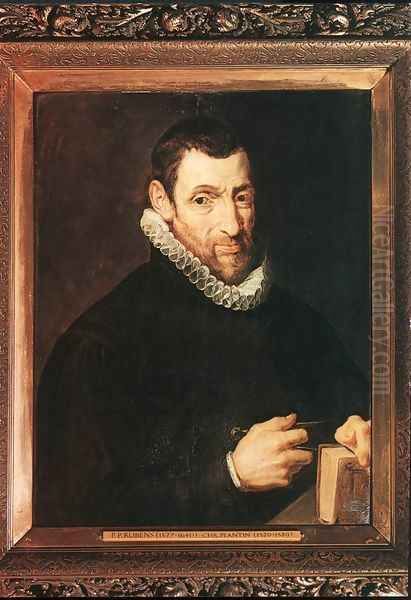 Christoffel Plantin Oil Painting by Peter Paul Rubens