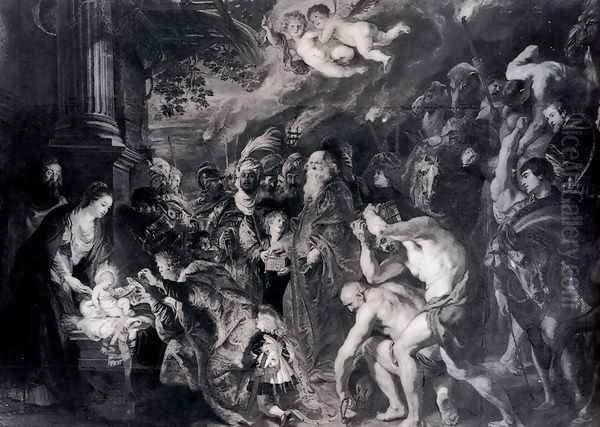 The Adoration Of The Magi Oil Painting by Peter Paul Rubens