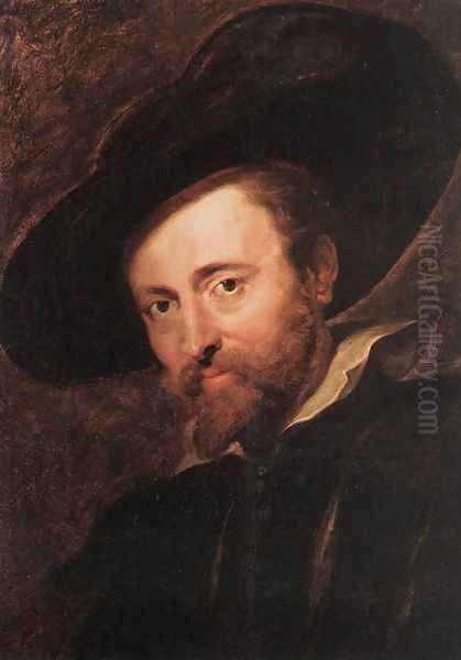 Self-Portrait 1628-30 Oil Painting by Peter Paul Rubens