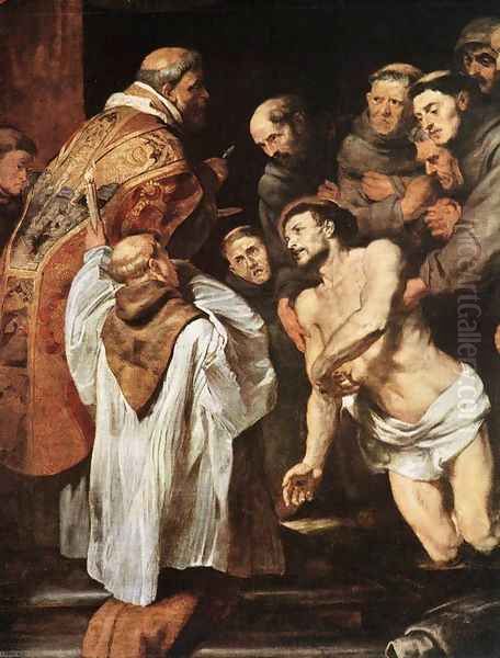 The Last Communion of St Francis 1619 Oil Painting by Peter Paul Rubens