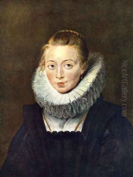 Portrait of a Chambermaid c. 1625 Oil Painting by Peter Paul Rubens