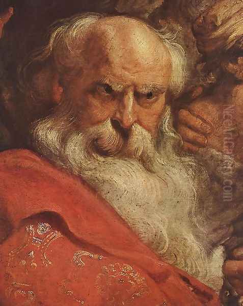 The Adoration of the Magi (detail-2) 1624 Oil Painting by Peter Paul Rubens