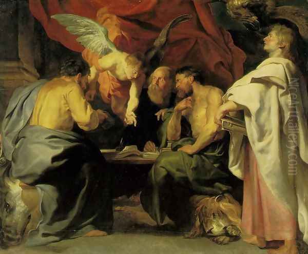 The Four Evangelists Oil Painting by Peter Paul Rubens