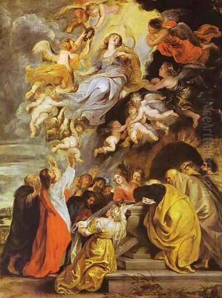 The Assumption of the Virgin Oil Painting by Peter Paul Rubens