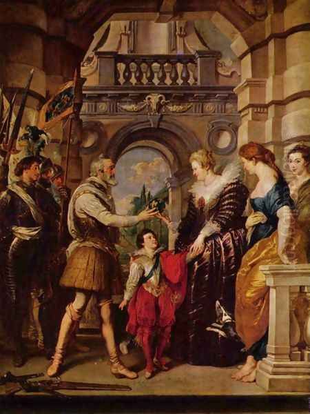 Institution of the Regency Oil Painting by Peter Paul Rubens