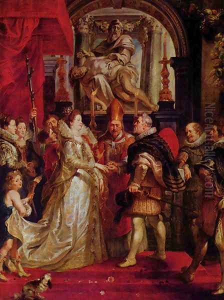 The Marriage Oil Painting by Peter Paul Rubens