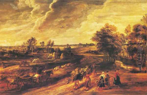 The return to the field Oil Painting by Peter Paul Rubens