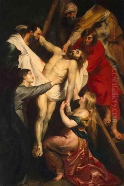 Descent from the Cross 3 Oil Painting by Peter Paul Rubens