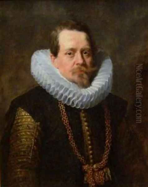 Portrait of Jean Charles de Cordes Oil Painting by Peter Paul Rubens