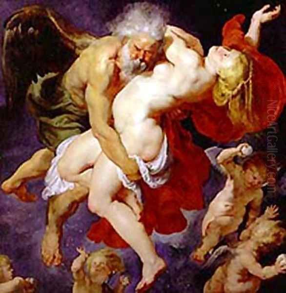 Boreas Abducting Orithyia Oil Painting by Peter Paul Rubens