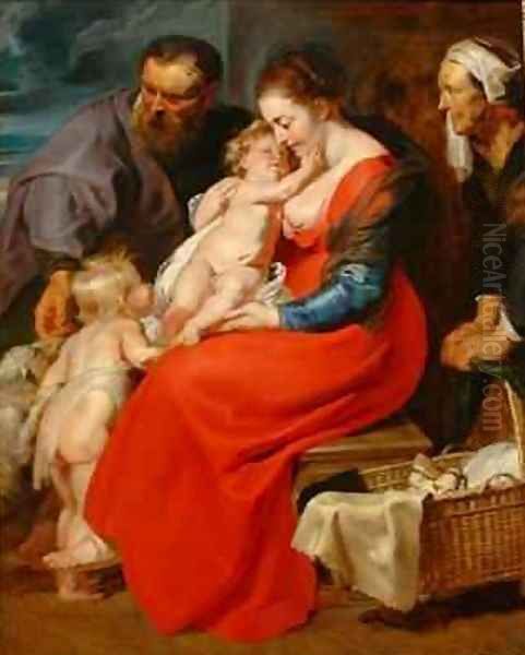 The Holy Family Oil Painting by Peter Paul Rubens