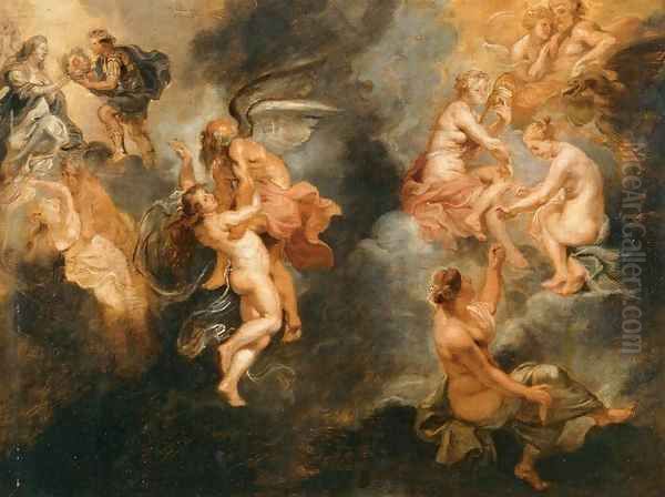 Sketches Oil Painting by Peter Paul Rubens