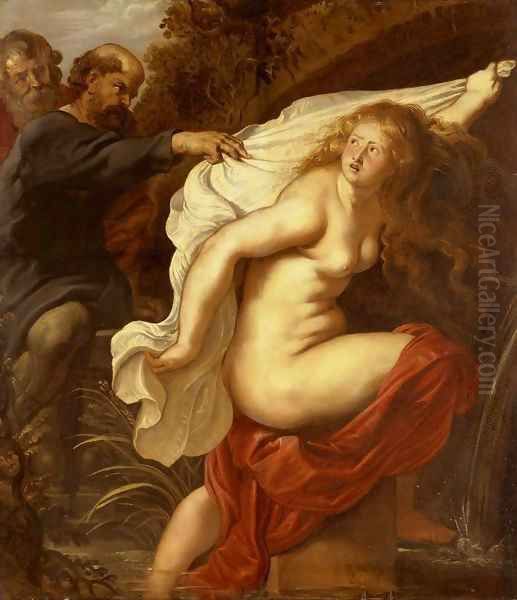 Susanna and the Elders Oil Painting by Peter Paul Rubens