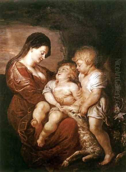 Virgin and Child with the Infant St John by Peter Paul Rubens