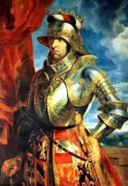 Maximilian I Oil Painting by Peter Paul Rubens