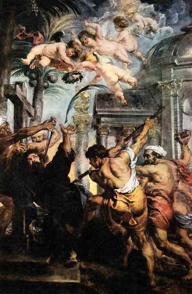 Martyrdom of St Thomas Oil Painting by Peter Paul Rubens