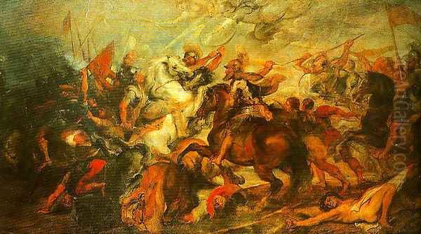 Henry IV at the Battle of Ivry Oil Painting by Peter Paul Rubens