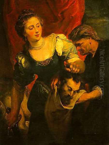 Judith with the Head of Holofernes Oil Painting by Peter Paul Rubens