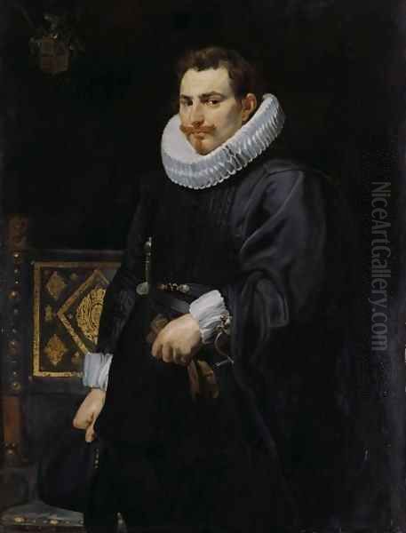 Portrait of Jan Vermoelen 1616 Oil Painting by Peter Paul Rubens