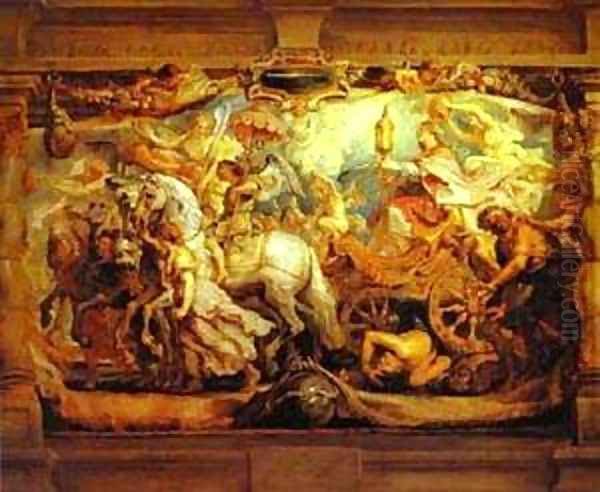 The Triumph Of The Church Oil Painting by Peter Paul Rubens