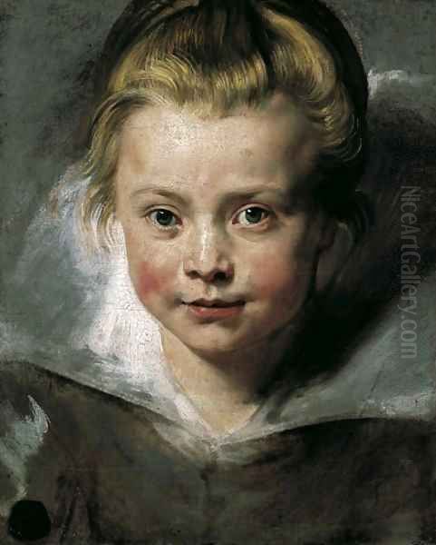 Portrait of Clara Serena Rubens c 1616 Oil Painting by Peter Paul Rubens