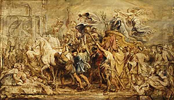 The Triumph of Henry IV sketch 1627 Oil Painting by Peter Paul Rubens