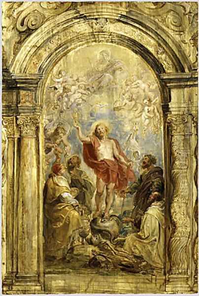 The Glorification of the Eucharist probably ca 1630 Oil Painting by Peter Paul Rubens