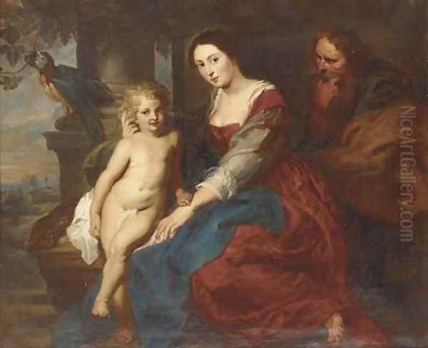 The Holy Family 2 Oil Painting by Peter Paul Rubens