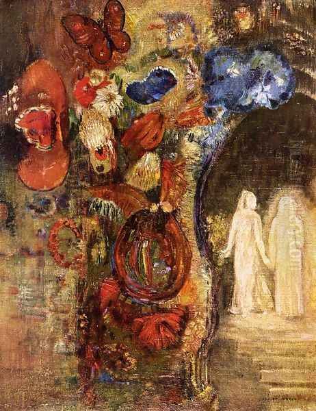 Apparition Oil Painting by Odilon Redon