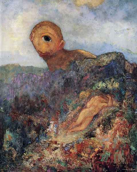 The Cyclops Oil Painting by Odilon Redon