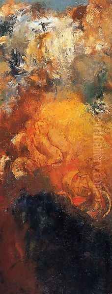 Apollos Chariot2 Oil Painting by Odilon Redon