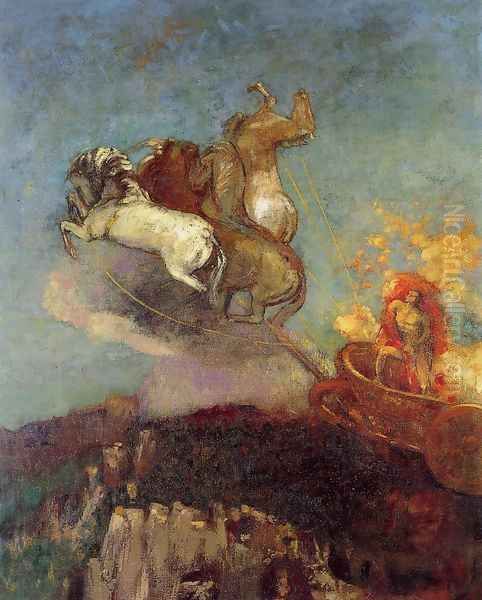 Apollos Chariot5 Oil Painting by Odilon Redon