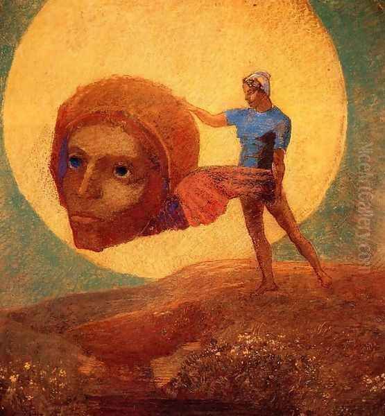 Figure Oil Painting by Odilon Redon