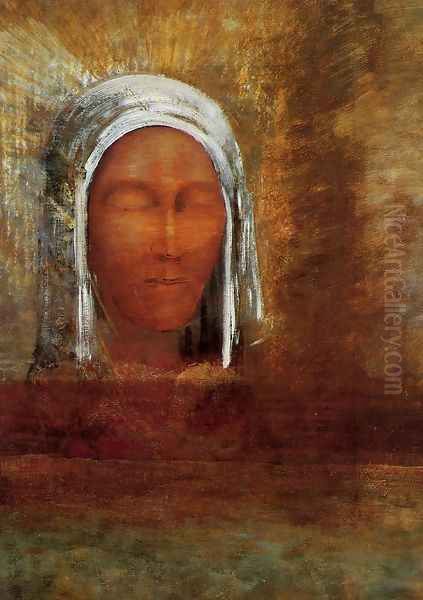 Virgin Of The Dawn Oil Painting by Odilon Redon