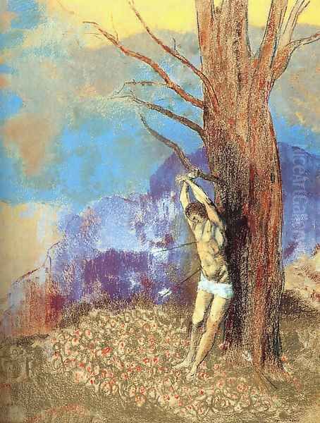 Saint Sebastian 1910 Oil Painting by Odilon Redon