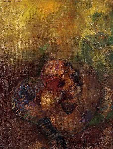 Chrysalis Oil Painting by Odilon Redon