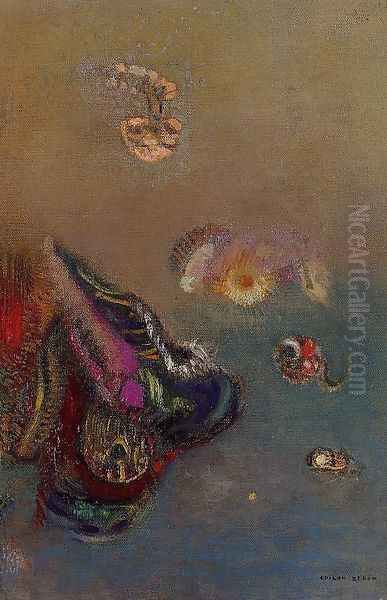 Mysteries Of The Sea Oil Painting by Odilon Redon