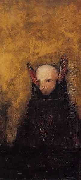 The Monster Oil Painting by Odilon Redon