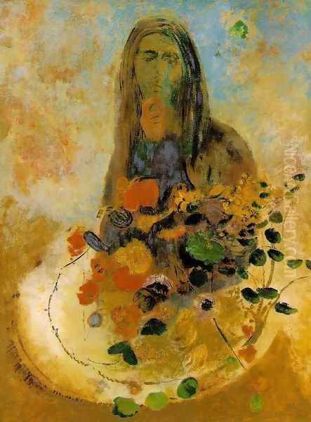 Mystery Oil Painting by Odilon Redon