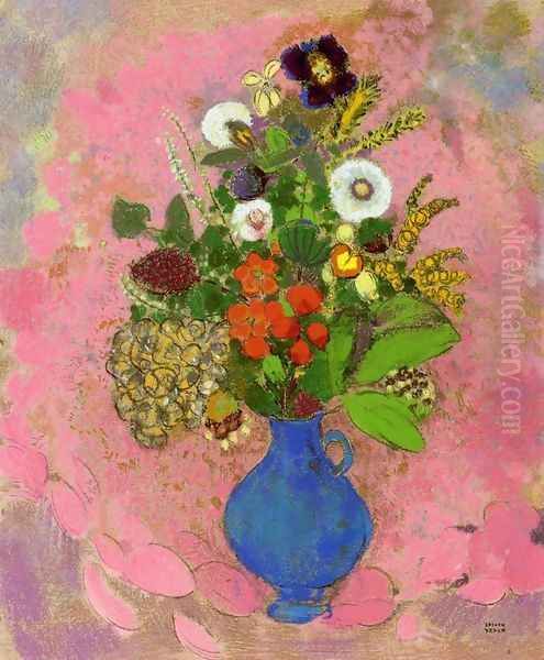 Flowers6 Oil Painting by Odilon Redon