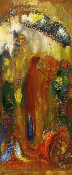 The Sermon Oil Painting by Odilon Redon