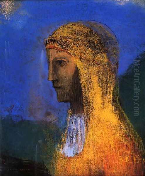 The Druidess 1893 Oil Painting by Odilon Redon