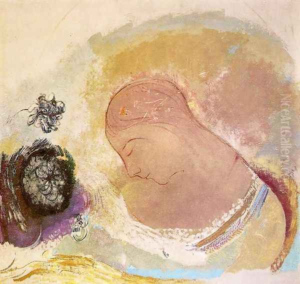 Ophelia2 Oil Painting by Odilon Redon