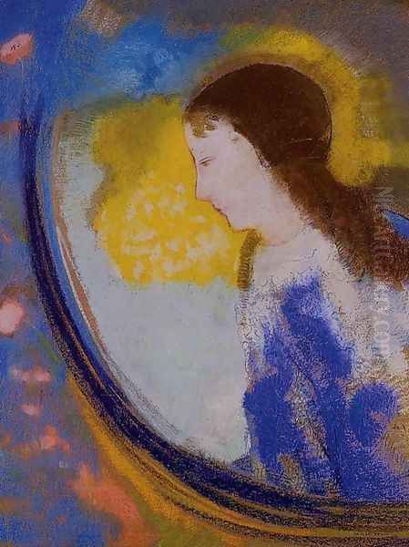 The Child In A Sphere Of Light Oil Painting by Odilon Redon