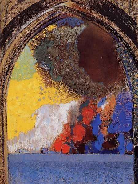 The Window 2 Oil Painting by Odilon Redon