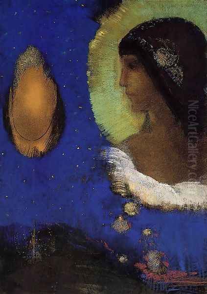 Sita Oil Painting by Odilon Redon