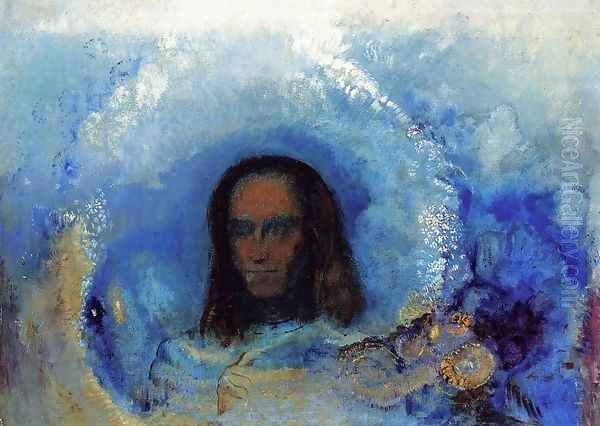 Silence Oil Painting by Odilon Redon