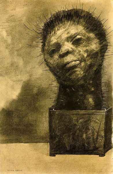 Cactus Man Oil Painting by Odilon Redon